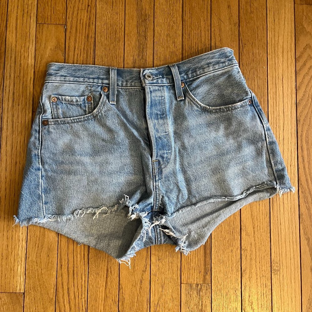 Womens Levi's 501 Denim Shorts